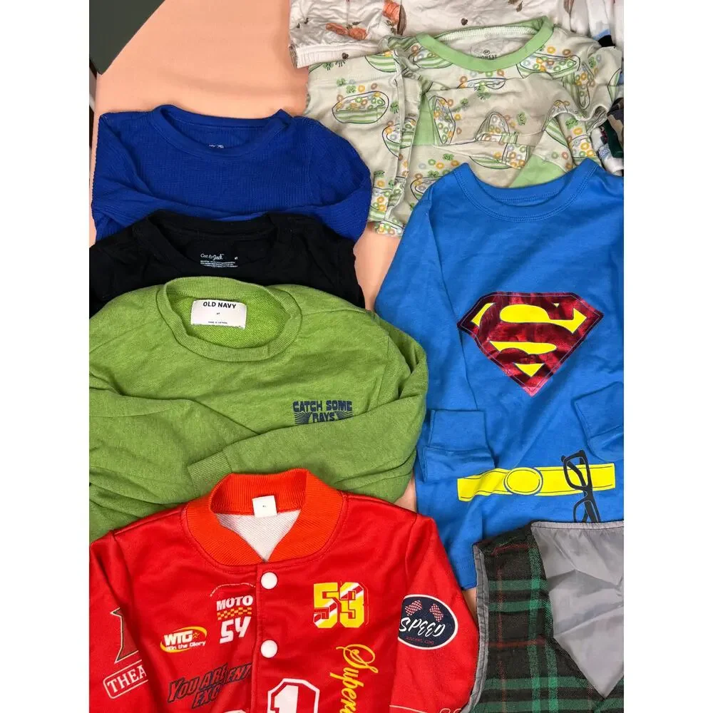 Boys 4/4T Fall & Winter Clothing Lot – Old Navy, Disney, Superman & More – #175
